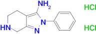 2-phenyl-4,5,6,7-tetrahydro-2H-pyrazolo[3,4-c]pyridin-3-amine dihydrochloride