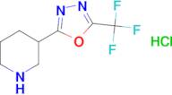 2-(piperidin-3-yl)-5-(trifluoromethyl)-1,3,4-oxadiazole hydrochloride