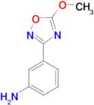 3-(5-methoxy-1,2,4-oxadiazol-3-yl)aniline