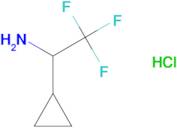1-cyclopropyl-2,2,2-trifluoroethan-1-amine hydrochloride
