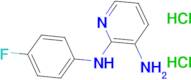 N2-(4-fluorophenyl)pyridine-2,3-diamine dihydrochloride