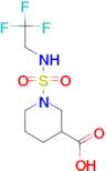 1-(N-(2,2,2-trifluoroethyl)sulfamoyl)piperidine-3-carboxylic acid