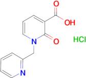 2-oxo-1-(pyridin-2-ylmethyl)-1,2-dihydropyridine-3-carboxylic acid hydrochloride