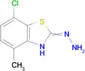 7-Chloro-2-hydrazino-4-methyl-1,3-benzothiazole