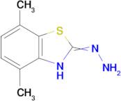 2-Hydrazino-4,7-dimethyl-1,3-benzothiazole