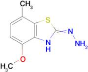 2-Hydrazino-4-methoxy-7-methyl-1,3-benzothiazole