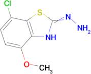 7-Chloro-2-hydrazino-4-methoxy-1,3-benzothiazole