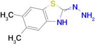 2-hydrazinyl-5,6-dimethylbenzo[d]thiazole