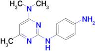 N~2~-(4-aminophenyl)-N~4~,N~4~,6-trimethylpyrimidine-2,4-diamine