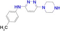 6-(piperazin-1-yl)-N-(p-tolyl)pyridazin-3-amine