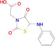 (5-Anilino-2,4-dioxo-1,3-thiazolidin-3-yl)acetic acid