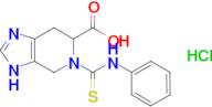 5-(Anilinocarbonothioyl)-4,5,6,7-tetrahydro-3H-imidazo[4,5-c]pyridine- 6-carboxylic acid hydroch...