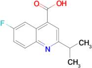 6-Fluoro-2-isopropylquinoline-4-carboxylic acid