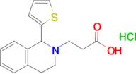 3-[1-(2-Thienyl)-3,4-dihydroisoquinolin-2(1H)-yl]propanoic acid hydrochloride