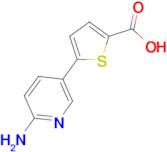 5-(6-Aminopyridin-3-yl)thiophene-2-carboxylic acid