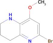 6-bromo-8-methoxy-1,2,3,4-tetrahydro-1,5-naphthyridine