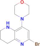 6-bromo-8-(morpholin-4-yl)-1,2,3,4-tetrahydro-1,5-naphthyridine