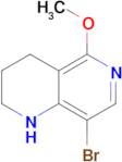 8-bromo-5-methoxy-1,2,3,4-tetrahydro-1,6-naphthyridine