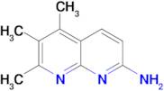 5,6,7-trimethyl-1,8-naphthyridin-2-amine
