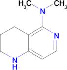 N,N-dimethyl-1,2,3,4-tetrahydro-1,6-naphthyridin-5-amine