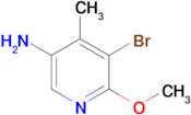 5-bromo-6-methoxy-4-methylpyridin-3-amine