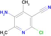 5-amino-2-chloro-4,6-dimethylnicotinonitrile