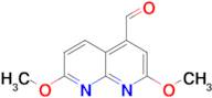 2,7-dimethoxy-1,8-naphthyridine-4-carbaldehyde