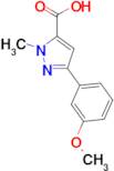 3-(3-methoxyphenyl)-1-methyl-1{H}-pyrazole-5-carboxylic acid