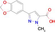 3-(1,3-benzodioxol-5-yl)-1-methyl-1{H}-pyrazole-5-carboxylic acid