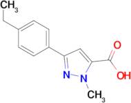 3-(4-ethylphenyl)-1-methyl-1{H}-pyrazole-5-carboxylic acid