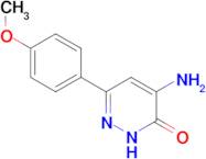 4-amino-6-(4-methoxyphenyl)pyridazin-3(2{H})-one