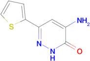 4-amino-6-(2-thienyl)pyridazin-3(2{H})-one