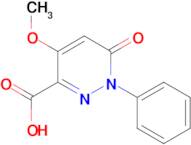 4-methoxy-6-oxo-1-phenyl-1,6-dihydropyridazine-3-carboxylic acid