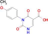 3-(4-methoxyphenyl)-2,4-dioxo-1,2,3,4-tetrahydropyrimidine-5-carboxylic acid