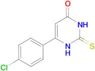 6-(4-chlorophenyl)-2-thioxo-2,3-dihydropyrimidin-4(1{H})-one