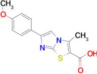 6-(4-methoxyphenyl)-3-methylimidazo[2,1-b][1,3]thiazole-2-carboxylic acid