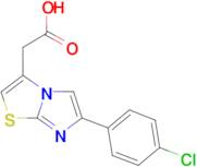 [6-(4-chlorophenyl)imidazo[2,1-b][1,3]thiazol-3-yl]acetic acid