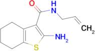 N-Allyl-2-amino-4,5,6,7-tetrahydro-1-benzothiophene-3-carboxamide
