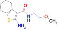 2-Amino-N-(2-methoxyethyl)-4,5,6,7-tetrahydro-1-benzothiophene- 3-carboxamide