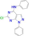 6-Chloro-N,1-diphenyl-1H-pyrazolo[3,4-d]pyrimidin-4-amine