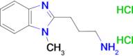 3-(1-methyl-1H-benzo[d]imidazol-2-yl)propan-1-amine dihydrochloride