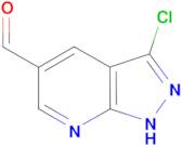 3-chloro-1H-pyrazolo[3,4-b]pyridine-5-carbaldehyde