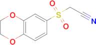 (2,3-Dihydro-1,4-benzodioxin-6-ylsulfonyl)acetonitrile