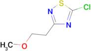 5-chloro-3-(2-methoxyethyl)-1,2,4-thiadiazole