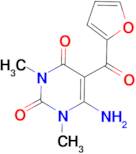 6-Amino-5-(2-furoyl)-1,3-dimethylpyrimidine-2,4(1H,3H)-dione