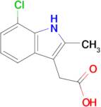 (7-Chloro-2-methyl-1H-indol-3-yl)-acetic acid