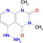 5-hydrazino-1,3-dimethylpyrido[2,3-{d}]pyrimidine-2,4(1{H},3{H})-dione