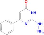 2-hydrazino-6-phenylpyrimidin-4(3{H})-one