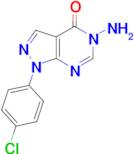 5-amino-1-(4-chlorophenyl)-1,5-dihydro-4H-pyrazolo[3,4-d]pyrimidin-4-one