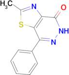 2-Methyl-7-phenyl[1,3]thiazolo[4,5-d]pyridazin-4(5H)-one